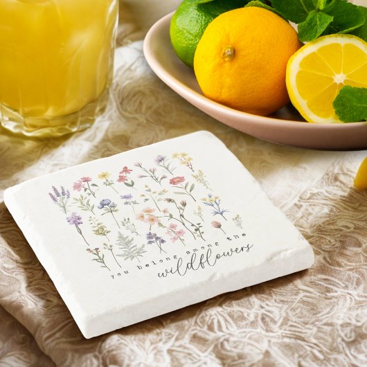 You Belong Among the Wildflowers ストーンコースター