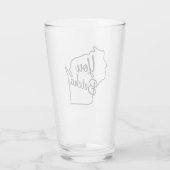 You Betcha Wisconsin Beer Glass タンブラーグラス (裏面)