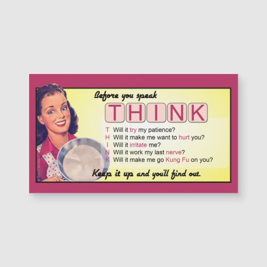 You Better -考えマグネット (正面)