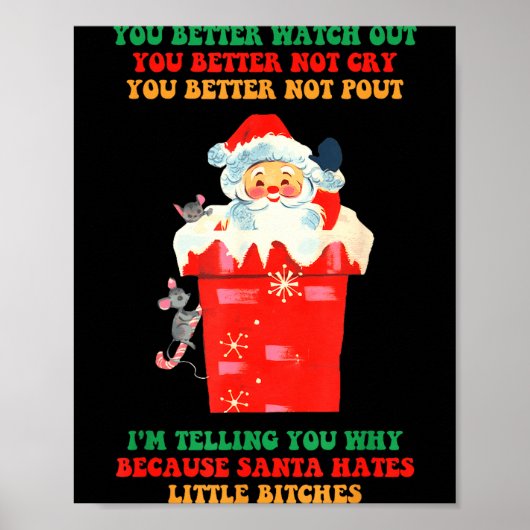 You Better Watch Out You Better Not Cry You Better ポスター (正面)