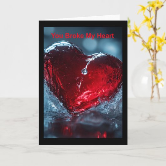 You Broke My Heart. カード (黄色い花)
