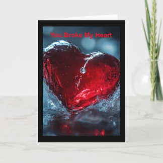 You Broke My Heart. カード