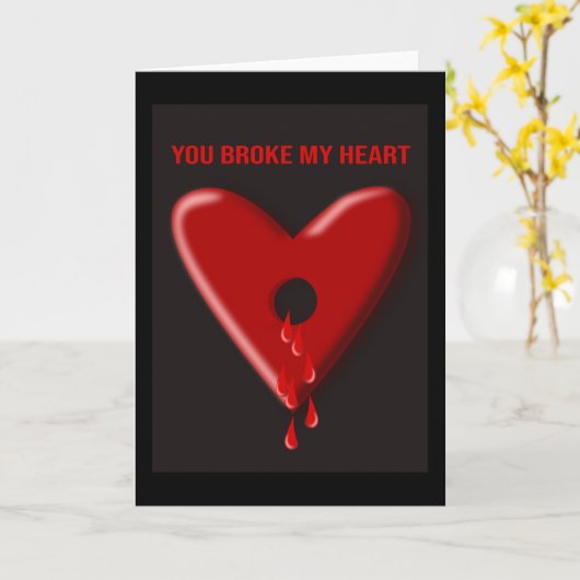 You Broke My Heart. カード (黄色い花)