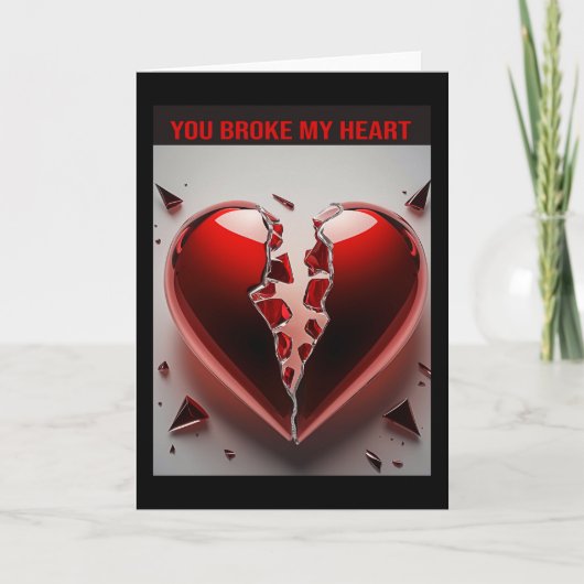 You Broke My Heart. カード (正面)