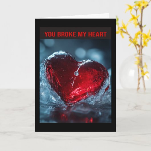 You Broke My Heart. カード (黄色い花)