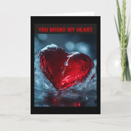 You Broke My Heart. カード
