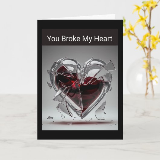 You Broke My Heart.  カード (黄色い花)