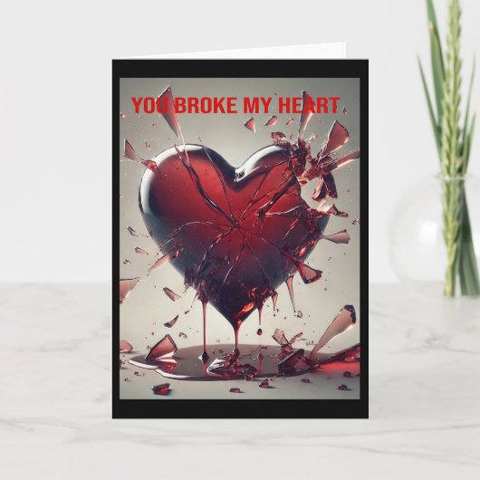 You Broke My Heart. カード (正面)