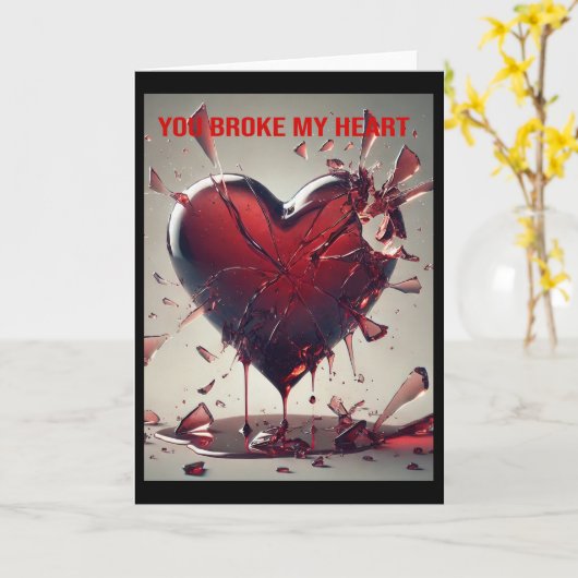 You Broke My Heart. カード (黄色い花)