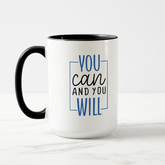 You Can and You Will Coffee Mug マグカップ (左)