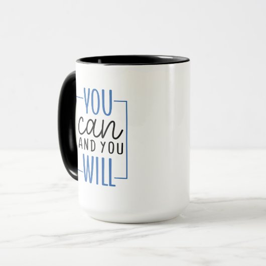 You Can and You Will Coffee Mug マグカップ (正面左)