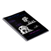 You Can Be Tired - Motivational Spiral Photo Noteb ノートブック (右側)