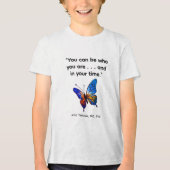 YOU CAN BE WHO YOU ARE Kids' トライブレンドＴシャツ (正面)