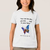 YOU CAN BE WHO YOU ARE Kids' トライブレンドＴシャツ (正面)