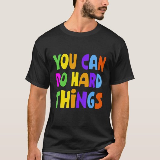 You Can Do懸命Thing先生新学期 Tシャツ (正面)