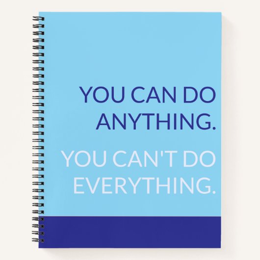 You can do anything notebook   ノートブック (正面)
