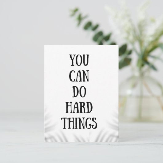 you can do hard things ポストカード (スタンド正面)