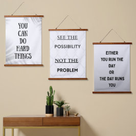 you can do hard things 吊り下げ型タペストリー