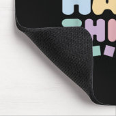 You Can Do Hard Things Insrational Quotes Motivati マウスパッド (コーナー)