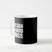 You Can Do Hard Things Shirt For Teachers Motivati コーヒーマグカップ (正面左)