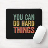 You Can Do Hard Things Shirt For Teachers Motivati マウスパッド (マウス)