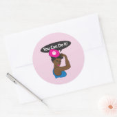 You Can Do It. Rosie Pickleball (B) ラウンドシール (封筒)