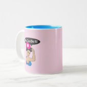 You Can Do It. Rosie Pickleball (L) ツートーンマグカップ (正面左)