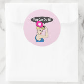 You Can Do It. Rosie Pickleball (W) ラウンドシール (バッグ)