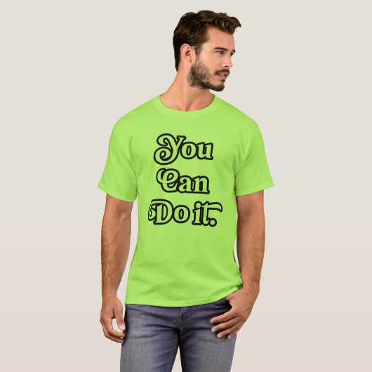 You Can Do It Tシャツ (正面フル)