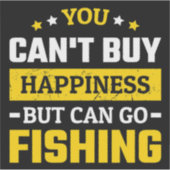 YOU CAN GO FISHING シール (正面)