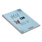 YOU CAN IT - Butterfly やる気を起こさせる Notebook ノートブック (右側)
