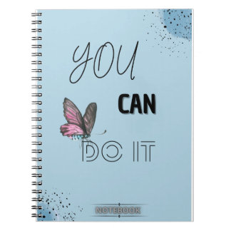 YOU CAN IT - Butterfly やる気を起こさせる Notebook ノートブック