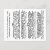 You can Know天国ブログ葉書 ポストカード (裏面)