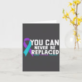 You Can Never Be Replaced Suicide Prevention Aware カード (黄色い花)