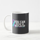 You Can Never Be Replaced Suicide Prevention Aware コーヒーマグカップ (左)