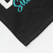 You Can Never Be Replaced Suicide Prevention Aware フリースブランケット (角)