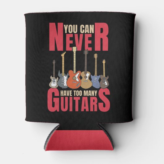 You Can Never Have Too Many Guitars 缶クーラー (正面)
