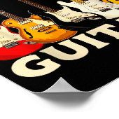 You Can Never Have Too Many Guitars Cool Guitar Lo ポスター (角)