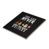 You Can Never Have Too Many Guitars Music Funny Gi タイル (側面)