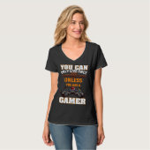 You Can Only Live Once Unless You Are A Gamer Vide Tシャツ (正面フル)