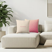 You Can Rely on Me Minimal Pattern & Quote Design クッション