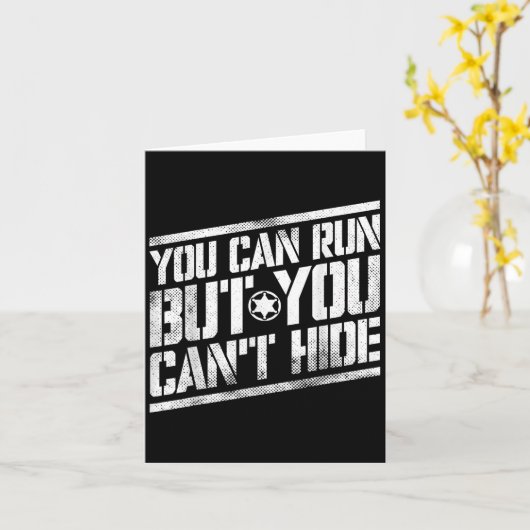 You Can Run But You Can't Hide Bounty Hunter  カード (黄色い花)