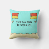 YOU CAN SWIM BETWEEN US! クッション (裏面)