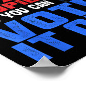 You Can T Fix Stud But You Can Vote It Out-anti Tr ポスター (角)