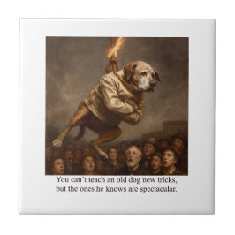 You can’t teach an old dog new tricks タイル