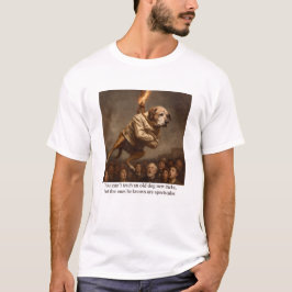 You can’t teach and old dog new tricks tシャツ