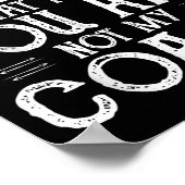 You Can’t Tell Me, Not My Coach Tee Funny Quote  ポスター (角)