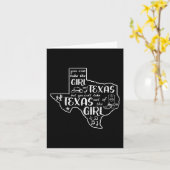 You Can Take The Girl Out Of Texas But Can't Home  カード (黄色い花)