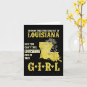 You Can Take This Girl Out Of Louisiana Can't Out  カード (黄色い花)