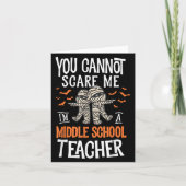 You Cannot E Me I'm A Middle School Teacher Hallow カード (正面)
